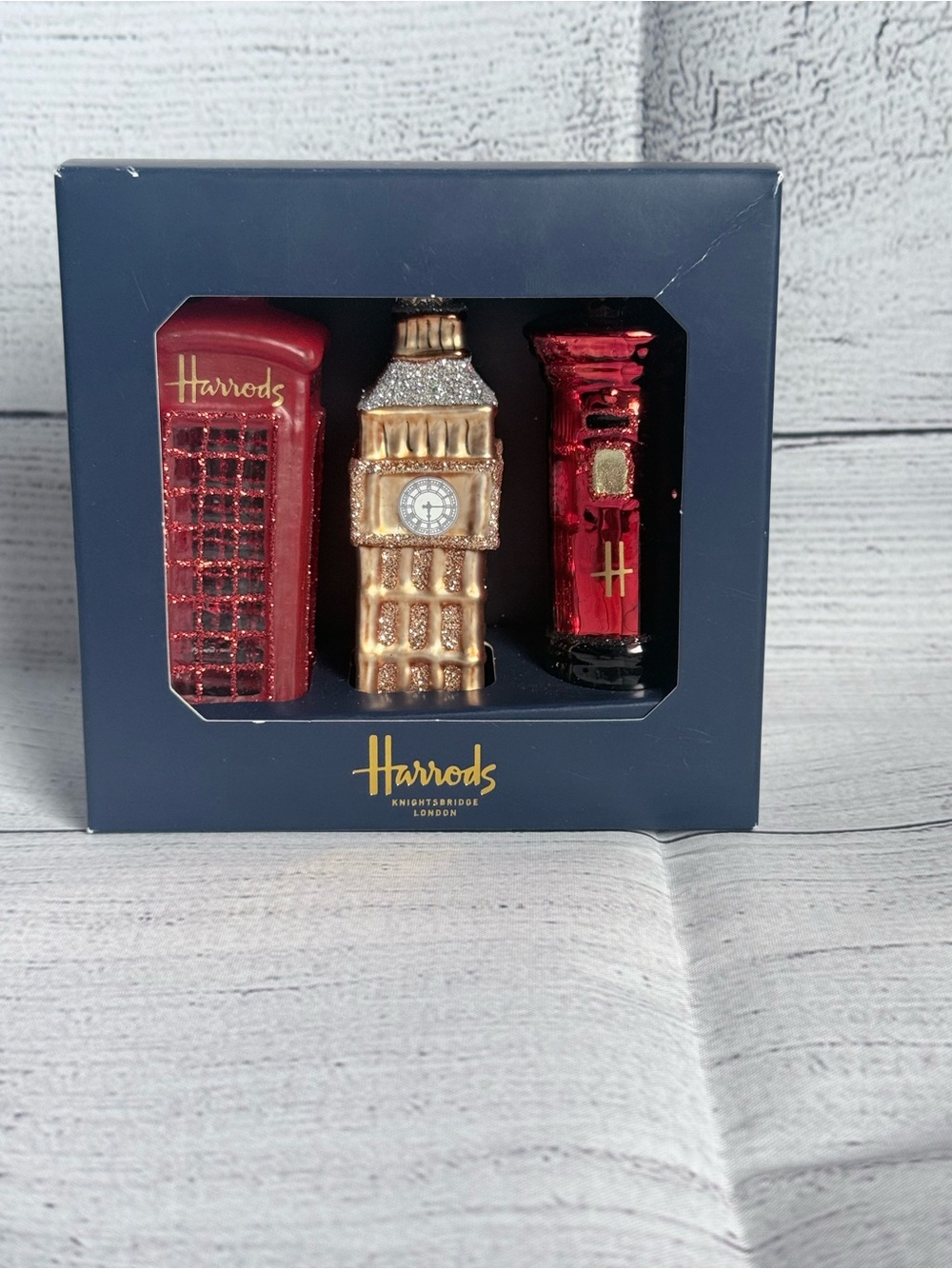 Harrods Holiday Ornament Set